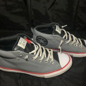 Converse - Leather All-Star 3/4 Heel Sneakers